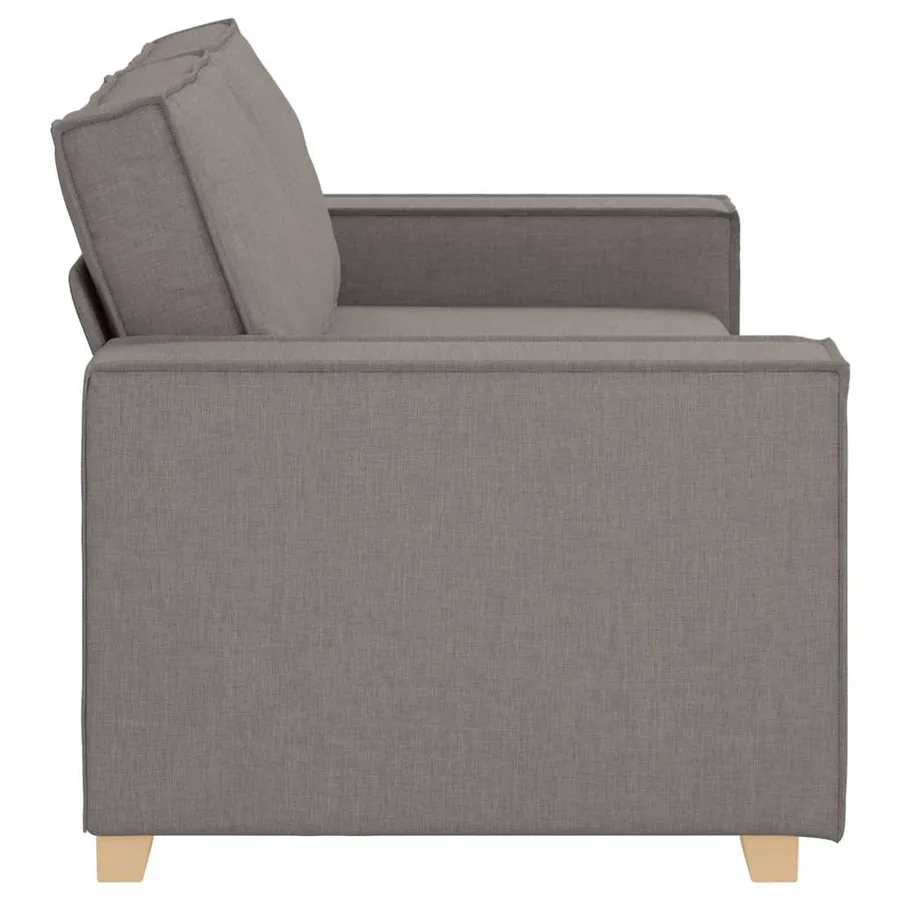 Canapé 2 places Taupe 180x78x84 cm Tissu - 6