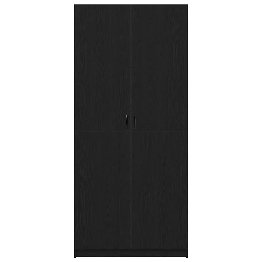Armoire Chêne noir 90 x 52 x 200 cm Bois d'ingénierie - 7