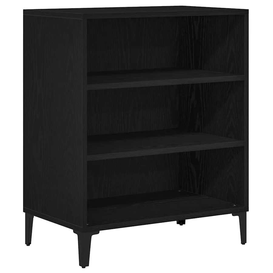 Buffet Chêne noir 57 x 35 x 70 cm Bois d'ingénierie - 2