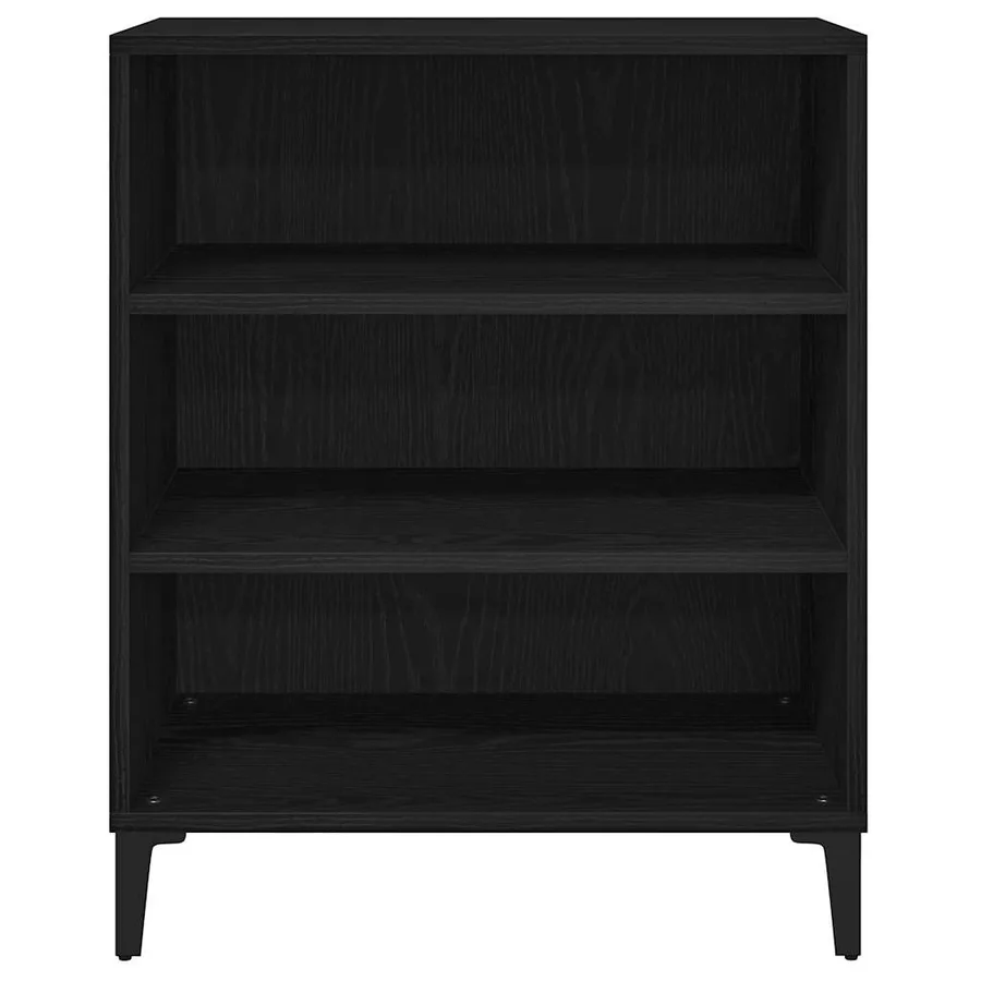 Buffet Chêne noir 57 x 35 x 70 cm Bois d'ingénierie - 6