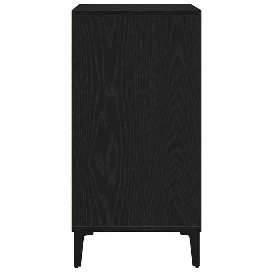 Buffet Chêne noir 57 x 35 x 70 cm Bois d'ingénierie - 7