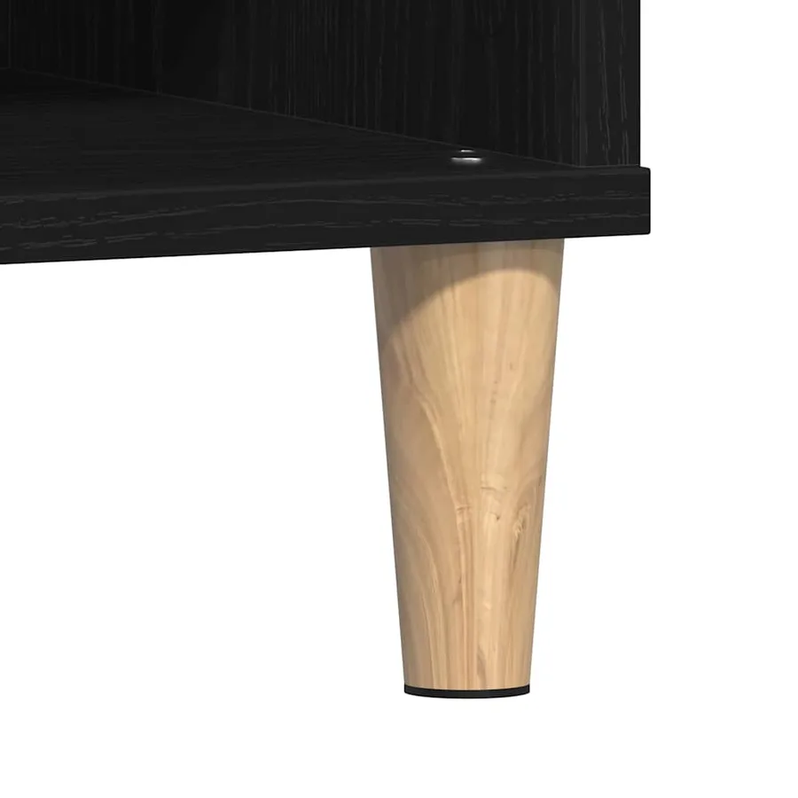 Table basse Chêne noir 60 x 60 x 30 cm Bois d'ingénierie - 9