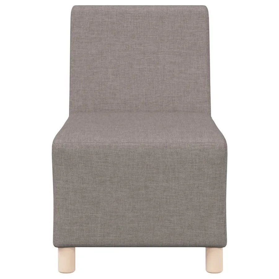 Canapé modulaire sans accoudoirs Taupe 55 cm Tissu - 4