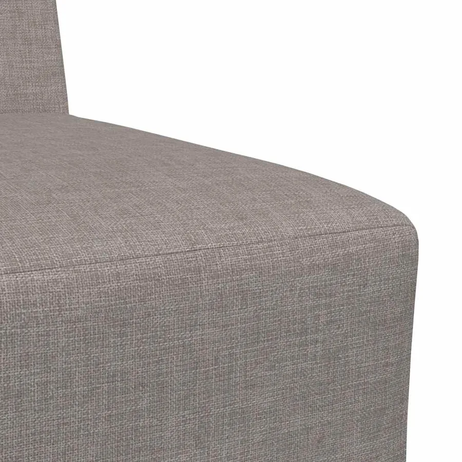Canapé modulaire sans accoudoirs Taupe 55 cm Tissu - 7