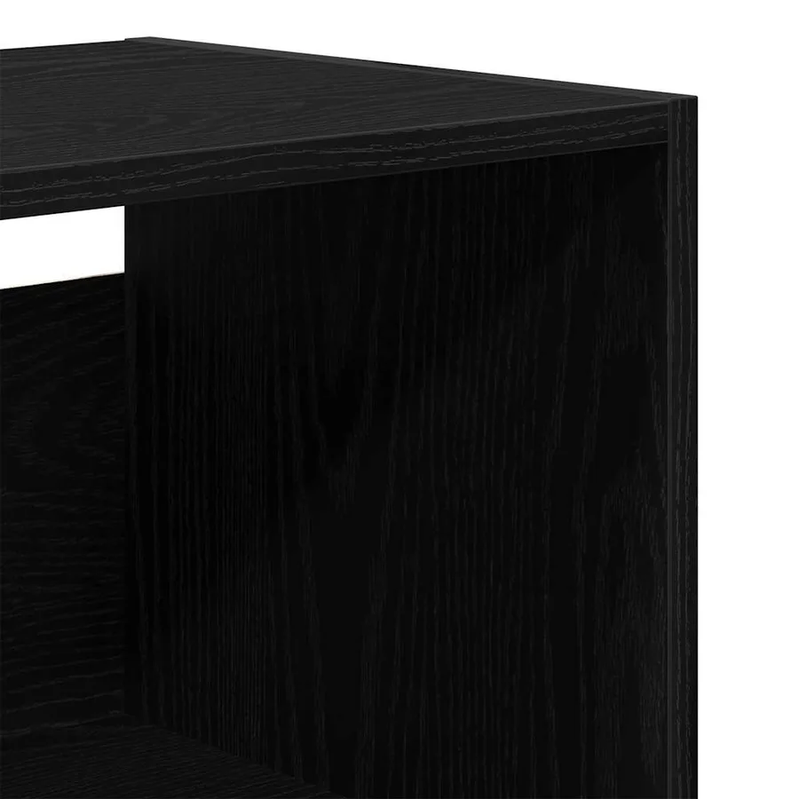Haut Armoire 2 pcs Chêne noir Bois d'ingénierie - 9