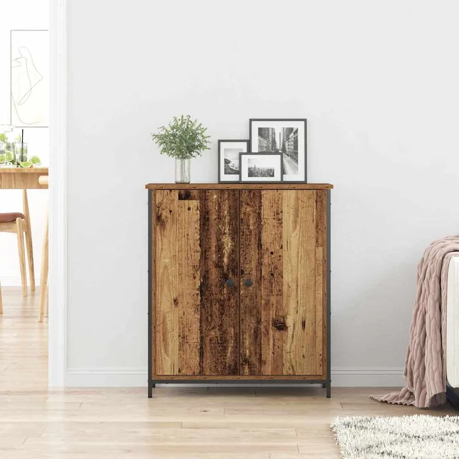 Buffet Bois ancien 70 x 30 x 80 cm Bois d'ingénierie - 4