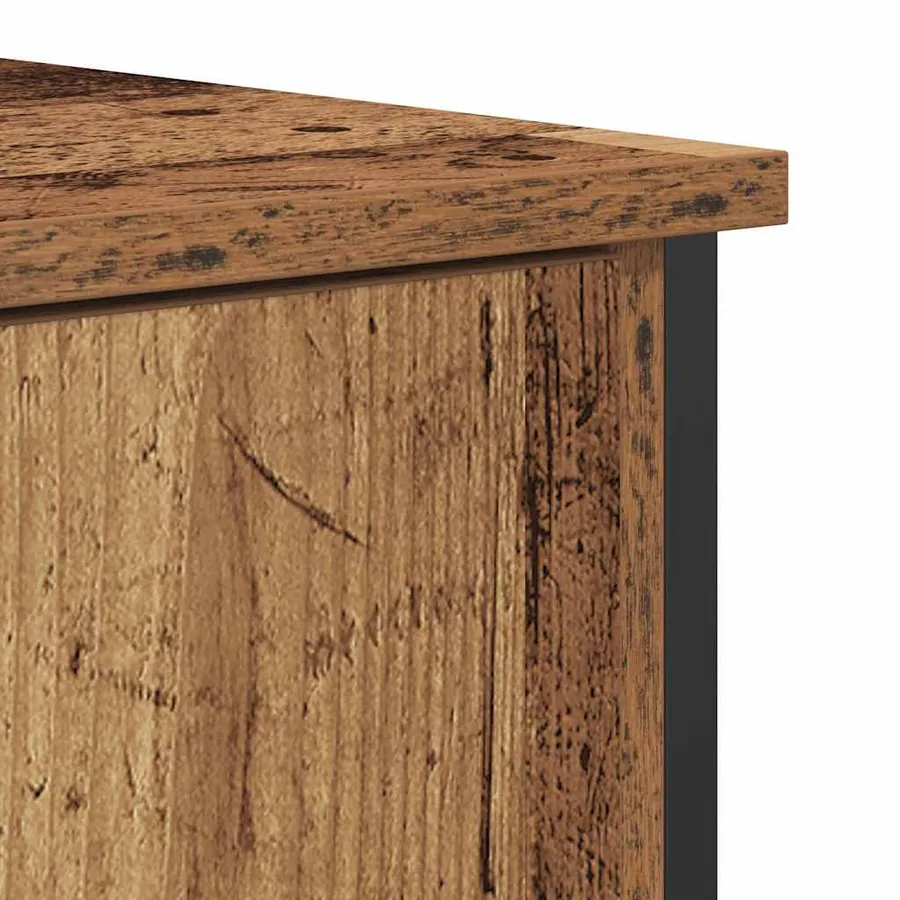 Buffet Bois ancien 70 x 30 x 80 cm Bois d'ingénierie - 9