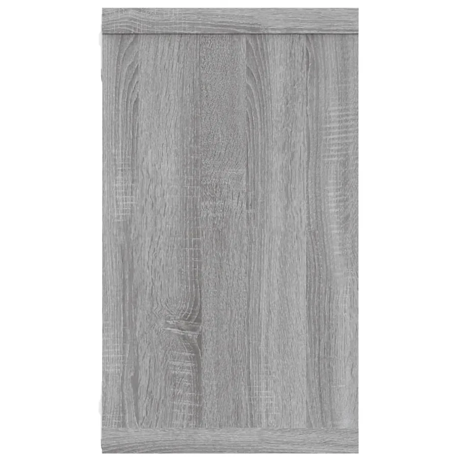 Étagères murales cubiques 2 pcs Sonoma gris 80x15x26,5 cm - 7