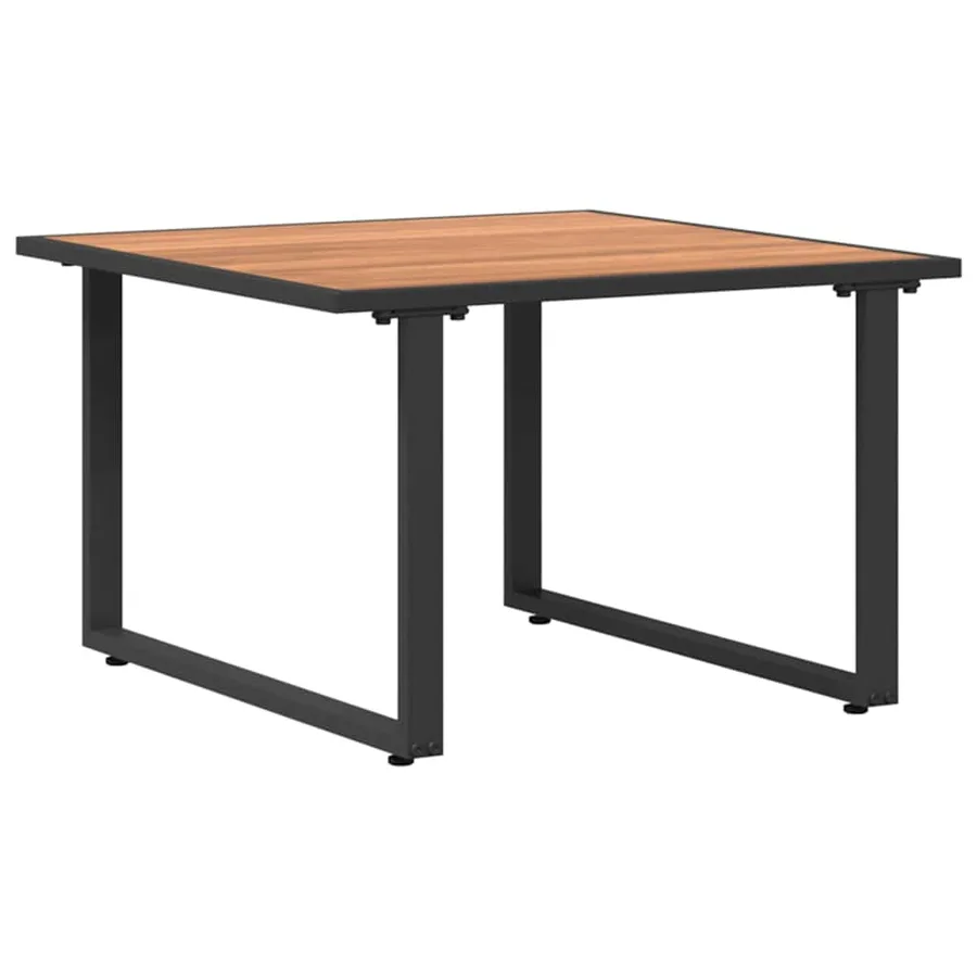 Table basse Noir et Marron 55 x 55 x 35 cm - 2