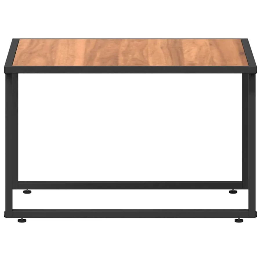 Table basse Noir et Marron 55 x 55 x 35 cm - 7
