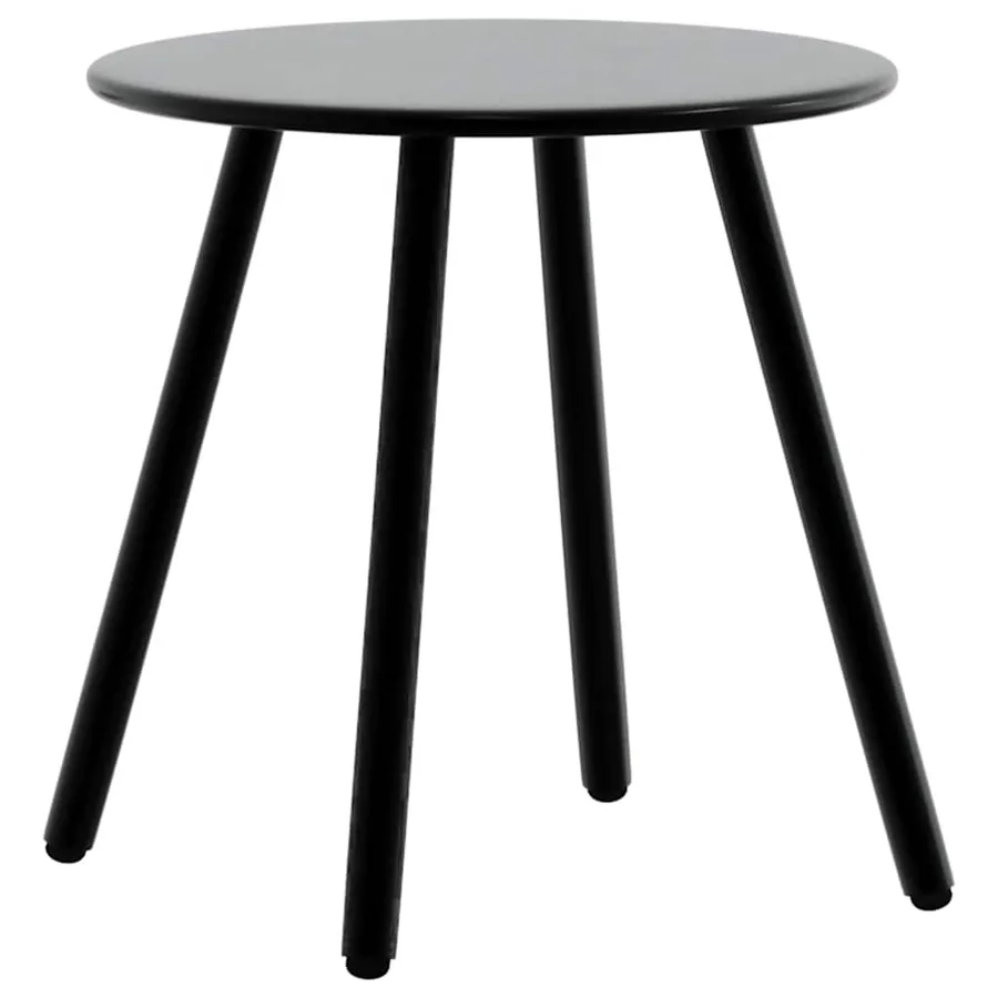 Lot de 3 Chaise de jardin noir et gris clair résine tressée - 4