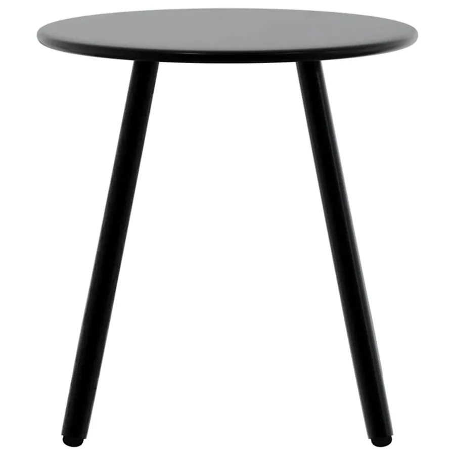 Lot de 3 Chaise de jardin noir et gris clair résine tressée - 6