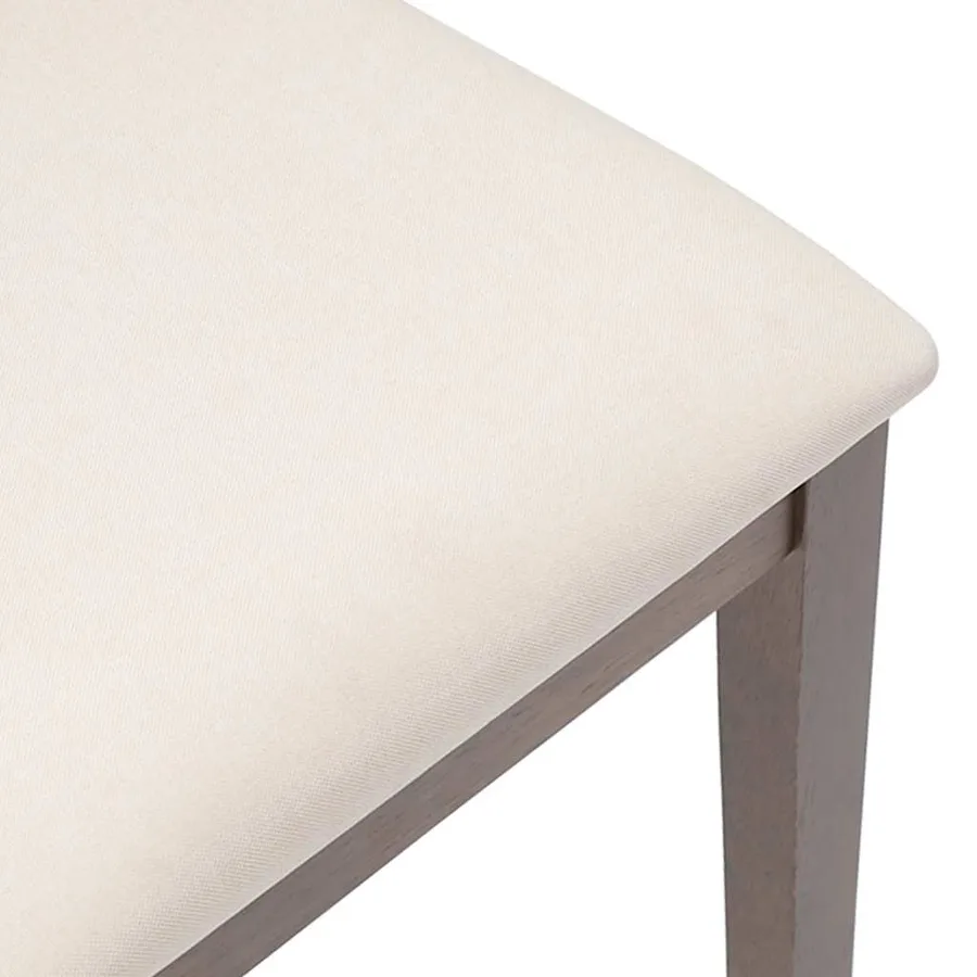 Chaises à manger coussins 2 pcs marron bois massif caoutchouc - 8