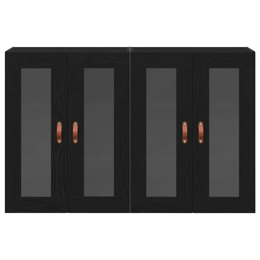 Cabinets muraux 2 pcs Chêne noir 69,5 x 34 x 90 cm - 6