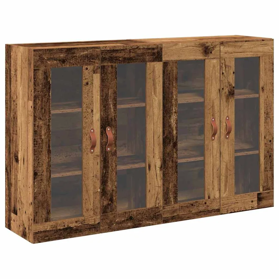 Cabinets muraux 2 pcs Bois Ancien 69,5 x 34 x 90 cm - 2