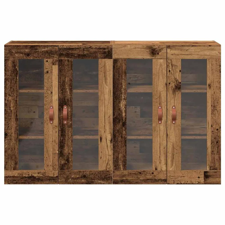 Cabinets muraux 2 pcs Bois Ancien 69,5 x 34 x 90 cm - 6
