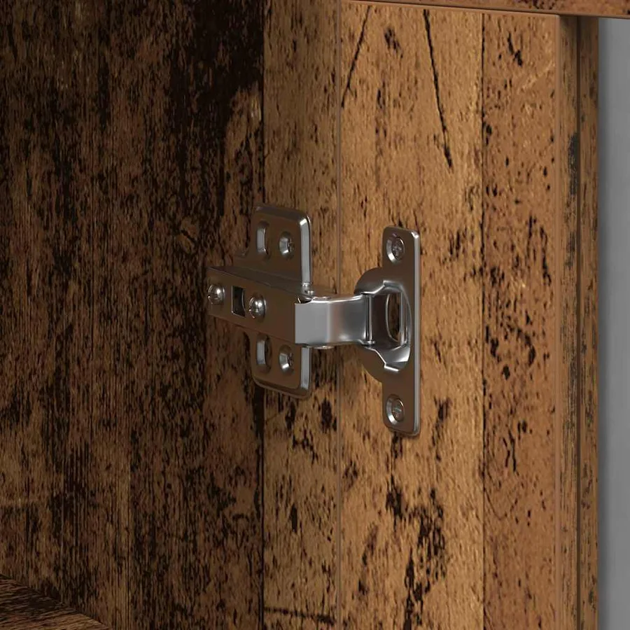 Cabinets muraux 2 pcs Bois Ancien 69,5 x 34 x 90 cm - 9