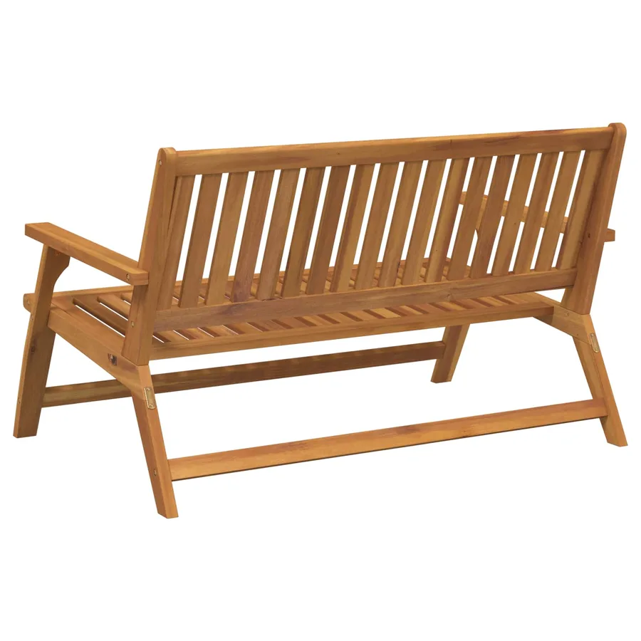 Banc Relax Marron Bois d'Acacia Massif - 4
