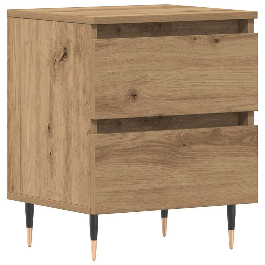 Cabinet de chevet Chêne artisanal 40 x 35 x 50 cm - 2