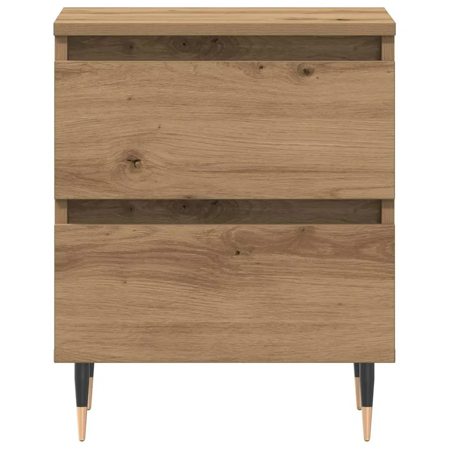 Cabinet de chevet Chêne artisanal 40 x 35 x 50 cm - 6