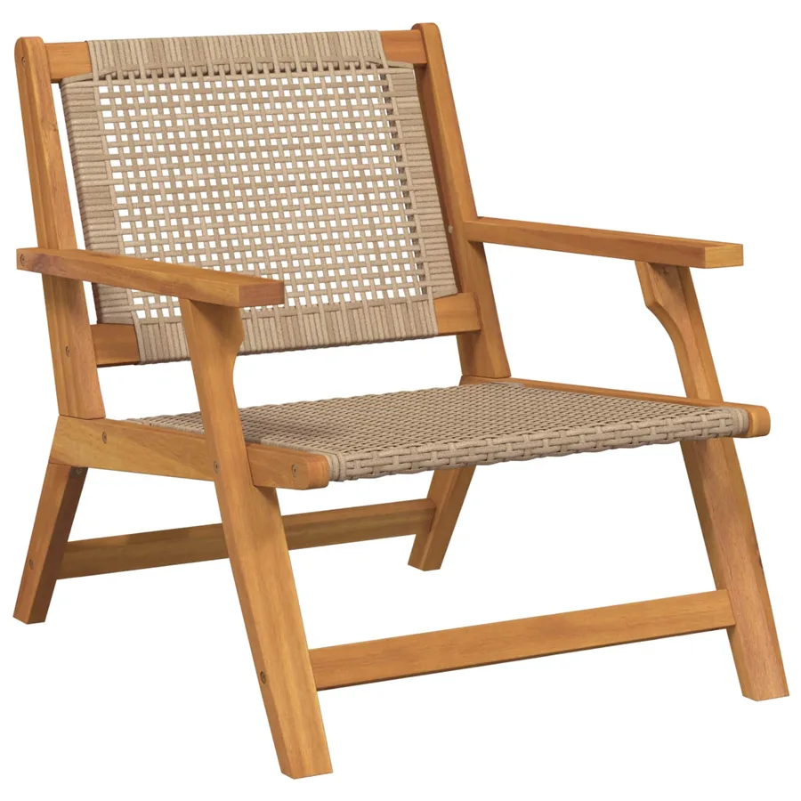 Chaises de jardin avec table 3 pcs Noir et Blanc - 16