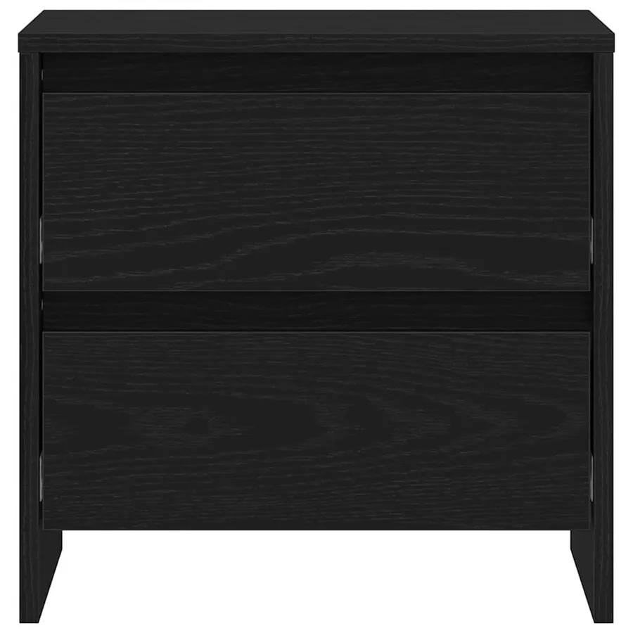 Cabinet de chevet avec tiroir Chêne noir 45 x 34 x 44,5 cm - 6