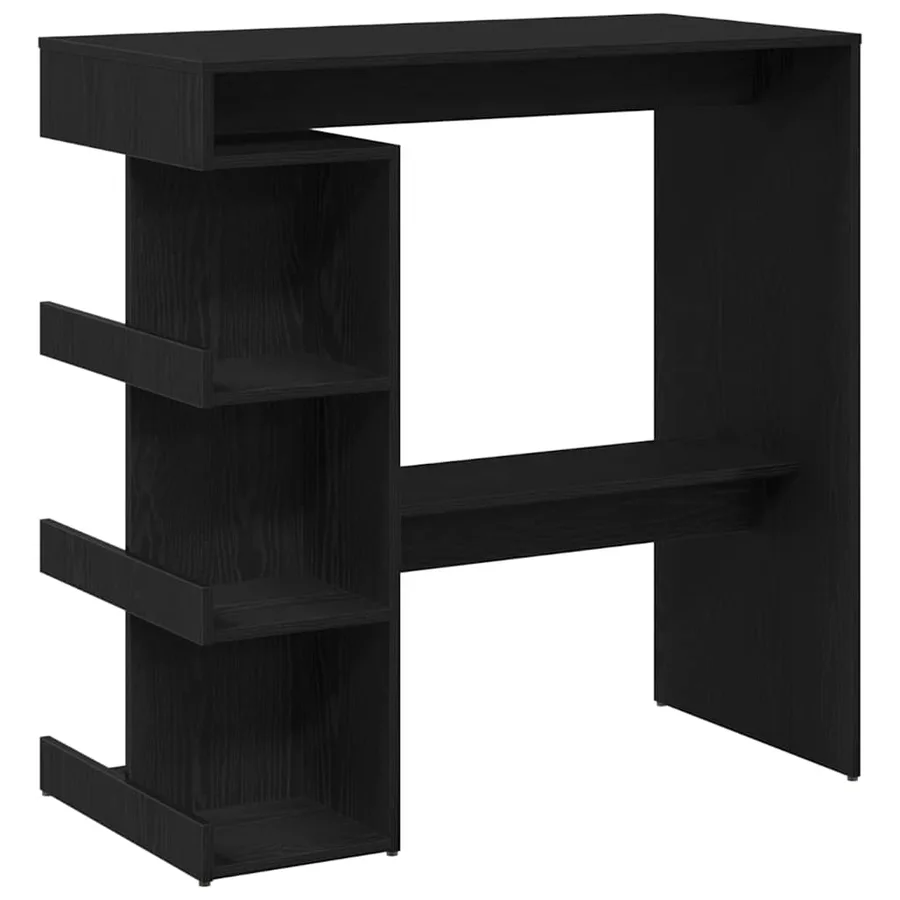 Table de bar Chêne noir 100 x 48 x 101,5 cm Bois d'ingénierie - 2