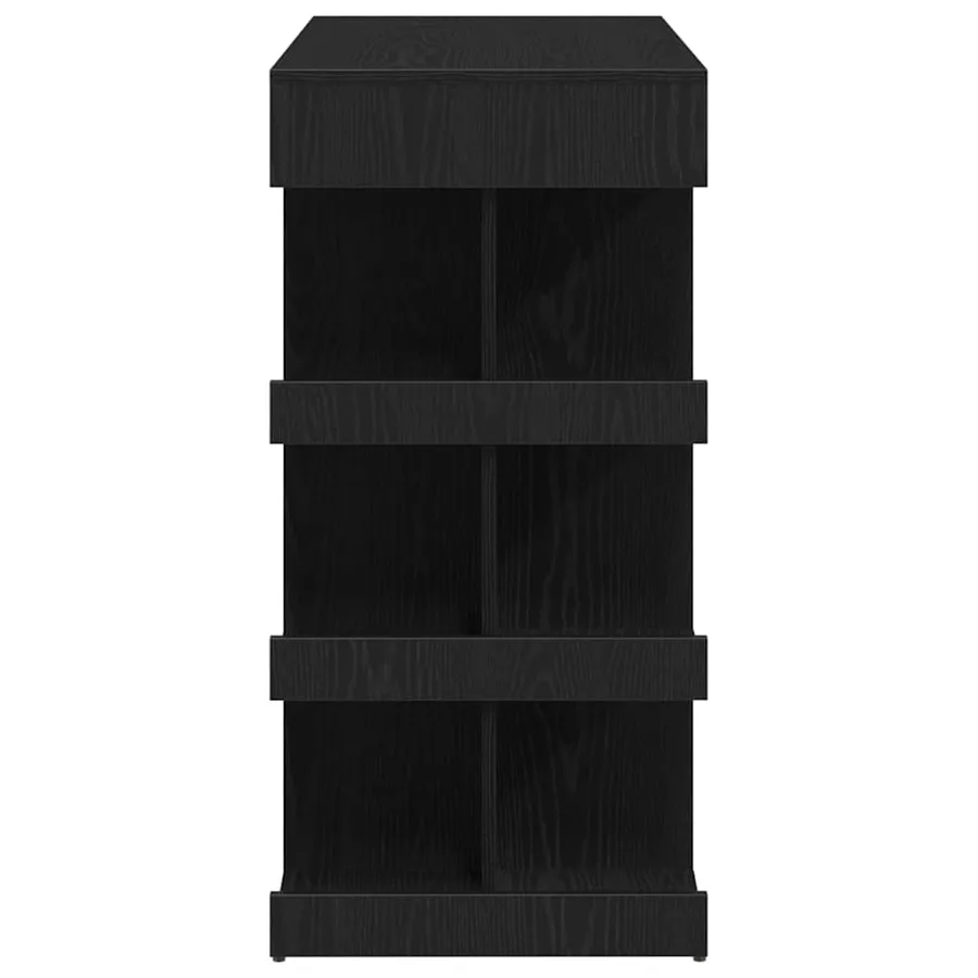 Table de bar Chêne noir 100 x 48 x 101,5 cm Bois d'ingénierie - 7