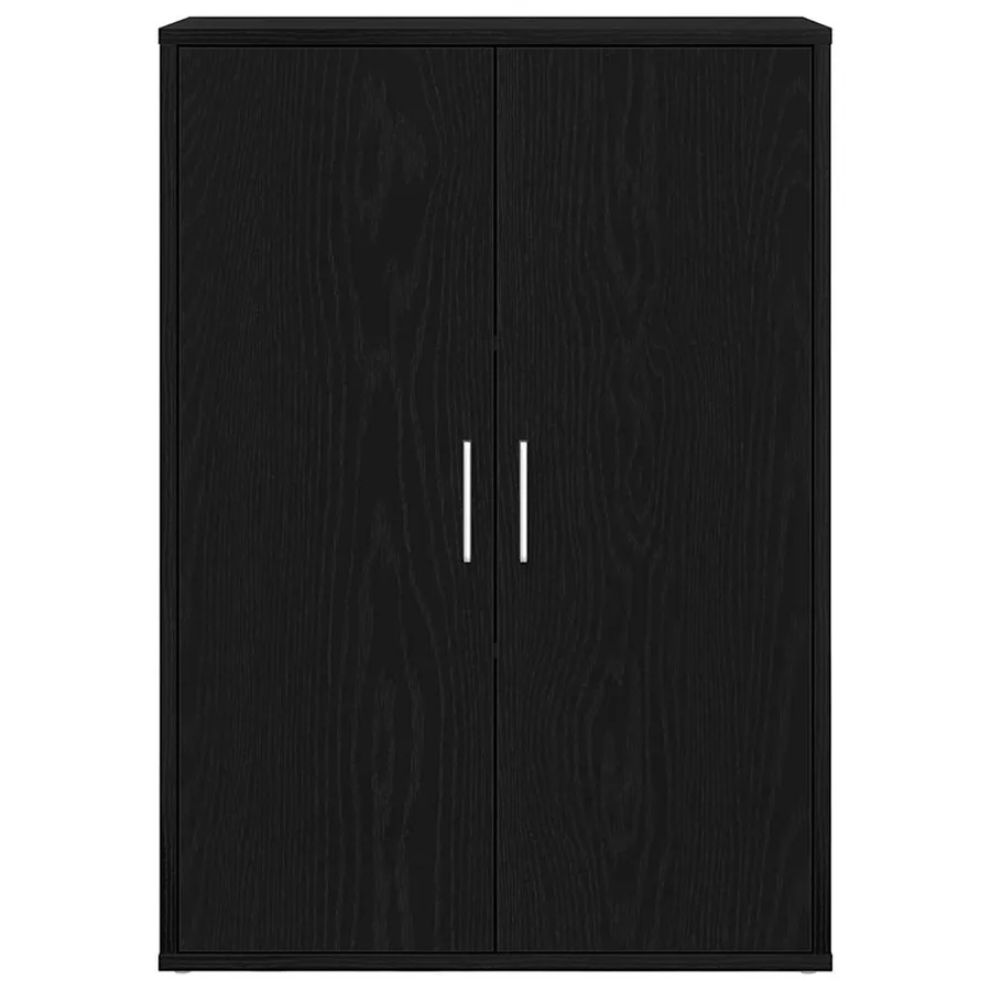 Buffet Chêne noir 60 x 31 x 84 cm Bois d'ingénierie - 3