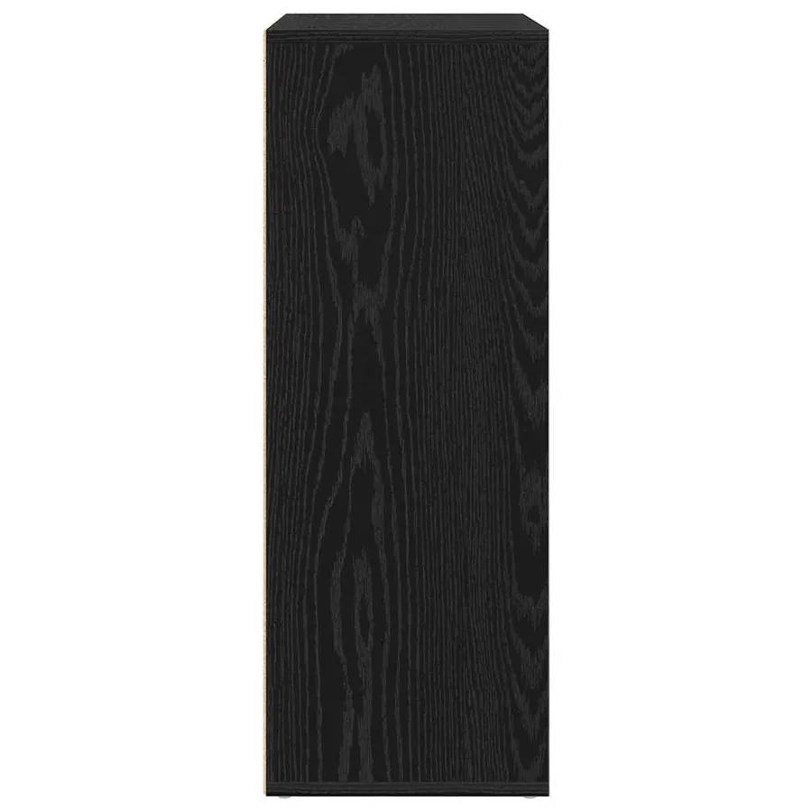 Buffet Chêne noir 60 x 31 x 84 cm Bois d'ingénierie - 4