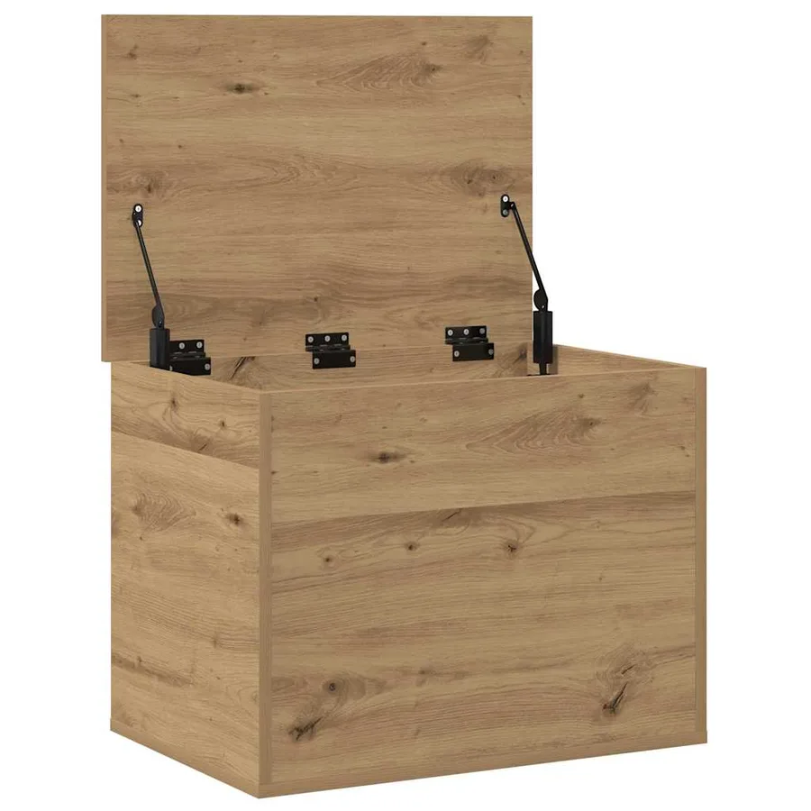 Boîte de Rangement chêne artisanal 60 x 42 x 46 cm - 5