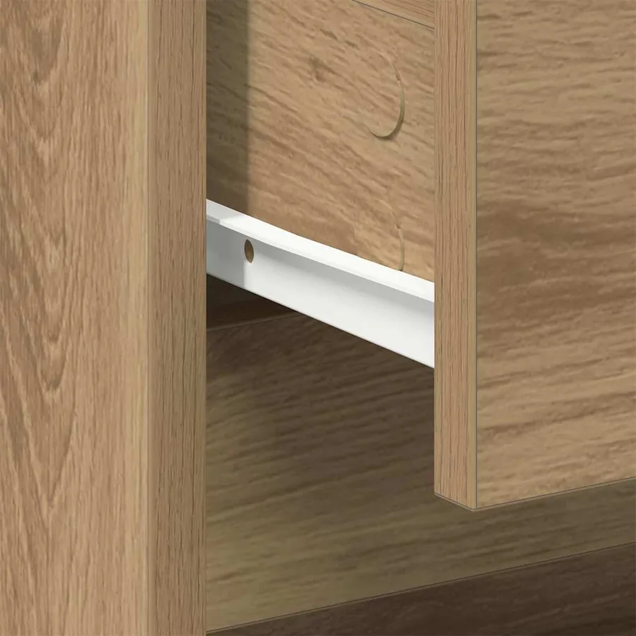 Cabinet de chevet Chêne artisanal 45 x 34 x 44,5 cm - 10