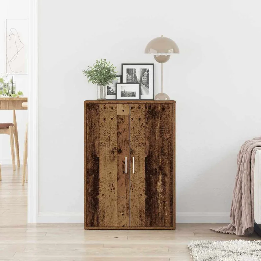 Buffet Bois ancien 60 x 31 x 84 cm Bois d'ingénierie - 4