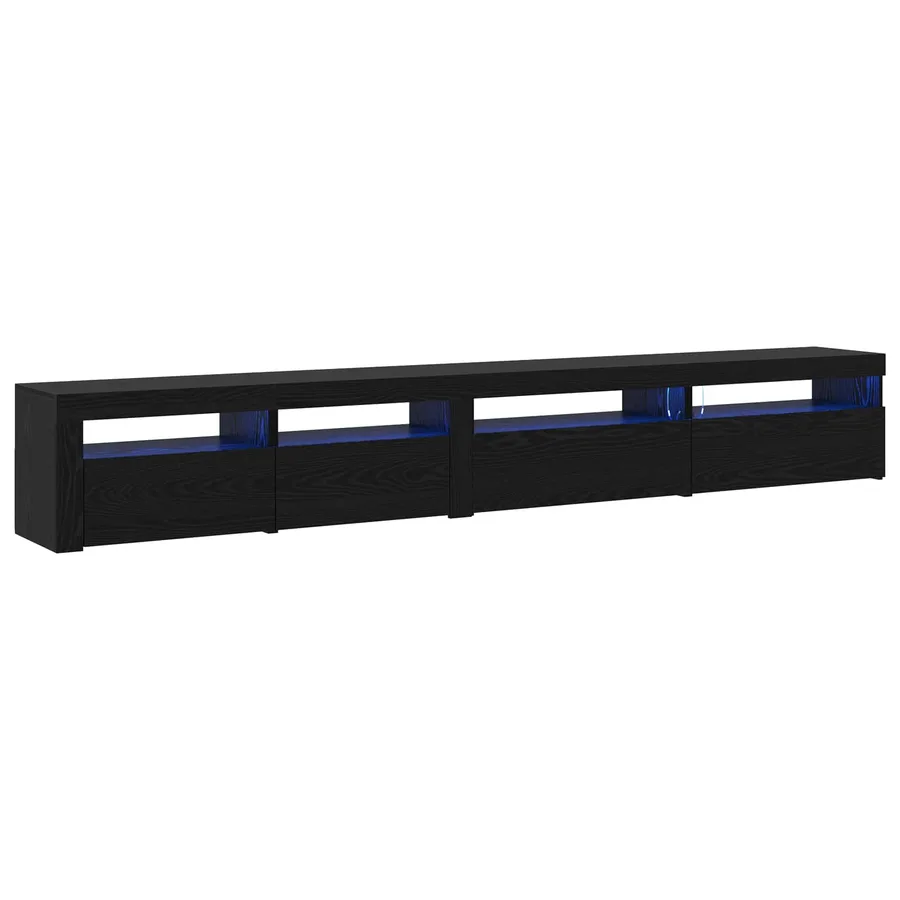 Ensemble meuble TV 3 pcs Chêne noir 270 x 35 x 40 cm - 2
