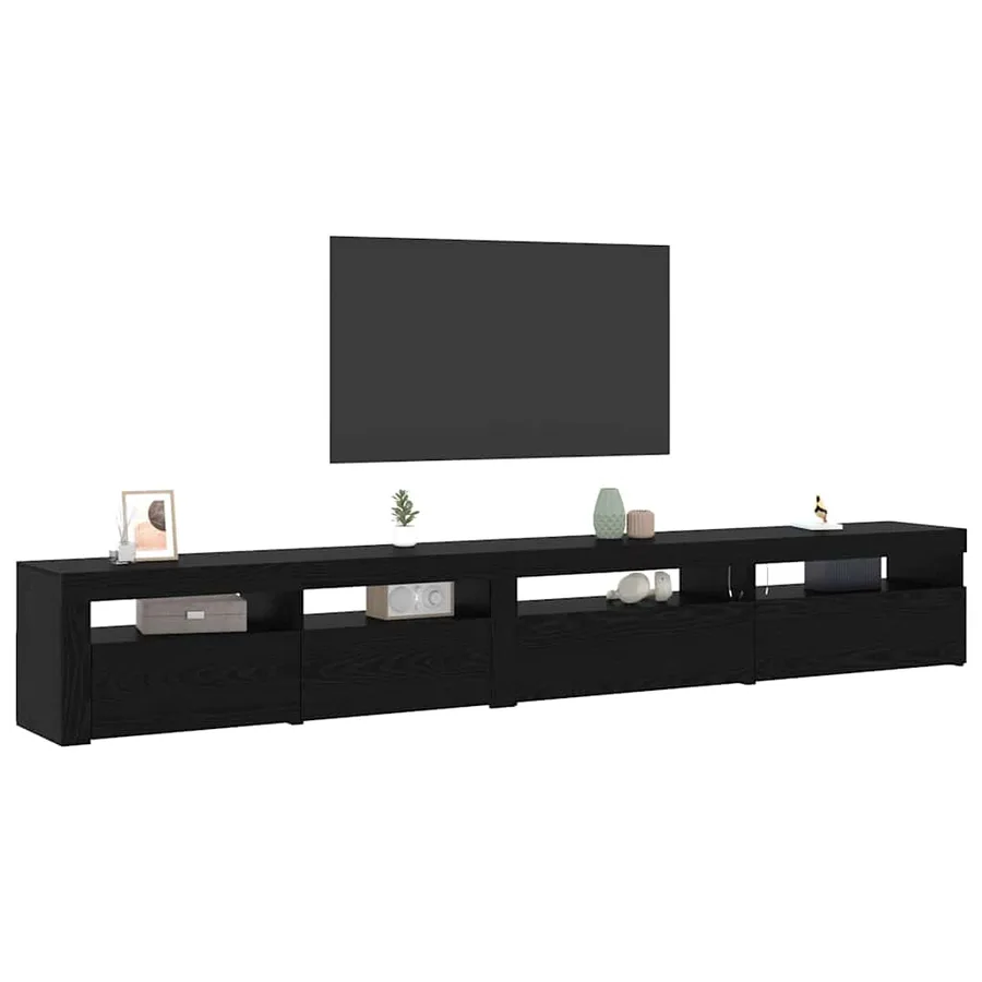 Ensemble meuble TV 3 pcs Chêne noir 270 x 35 x 40 cm - 3
