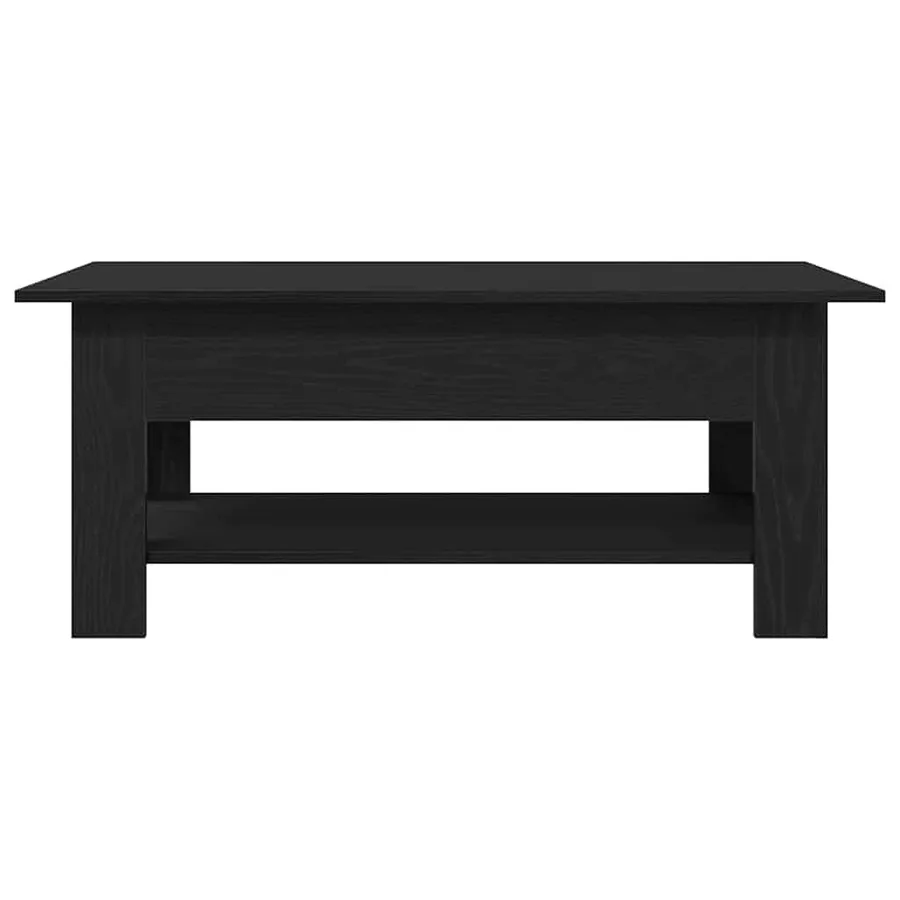 Table basse Chêne noir 102 x 55 x 42 cm Bois d'ingénierie - 5