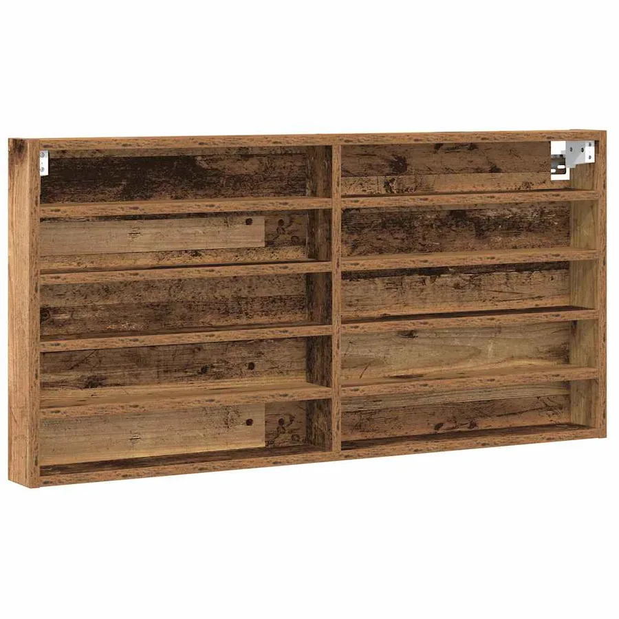 Vitrine Bois Ancien 100 x 8,5 x 50 cm Bois d'ingénierie - 2