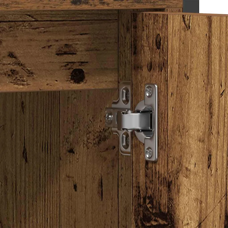 Meubles de salle de bain 3 pcs Marron Bois d'ingénierie - 11