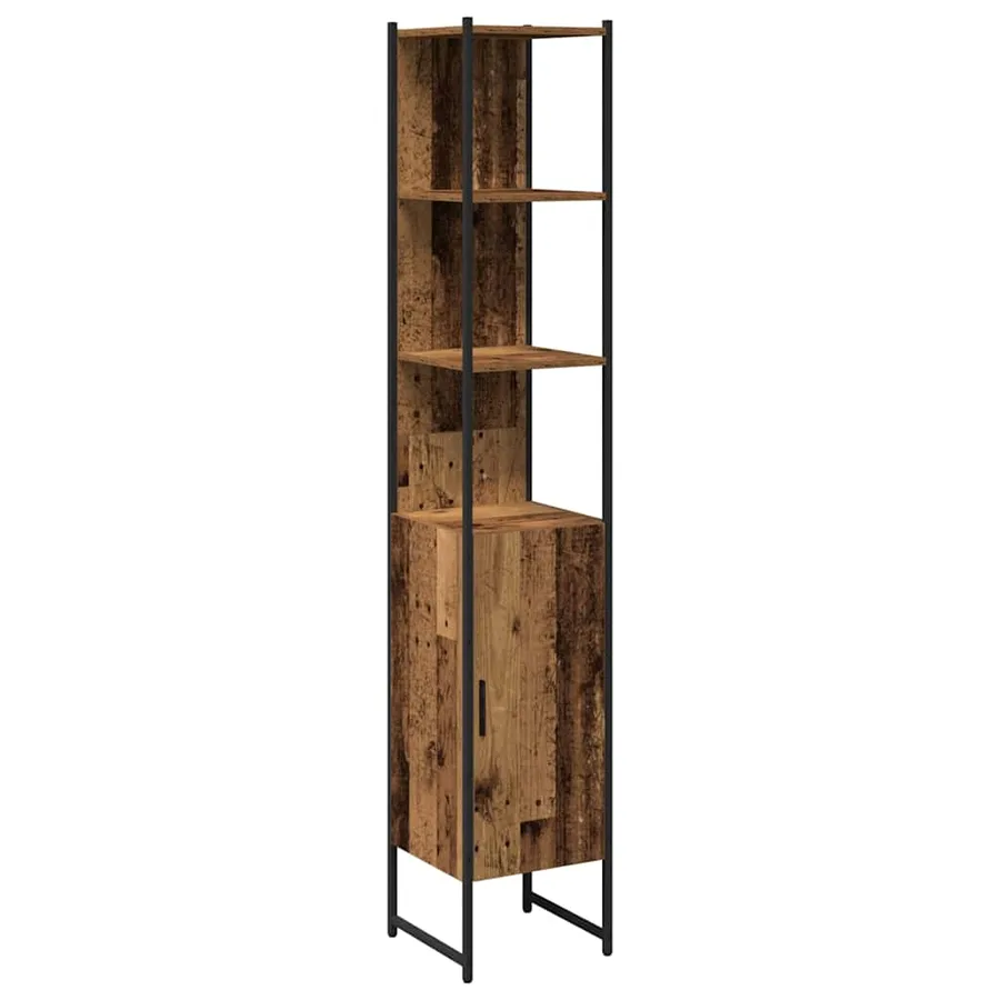 Meubles de salle de bain 3 pcs Marron Bois d'ingénierie - 5