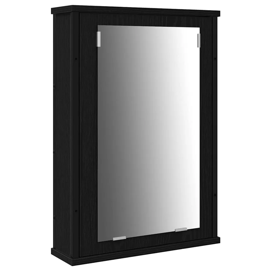 Ensemble de mobilier de salle de bain 3 pcs Chêne noir - 5