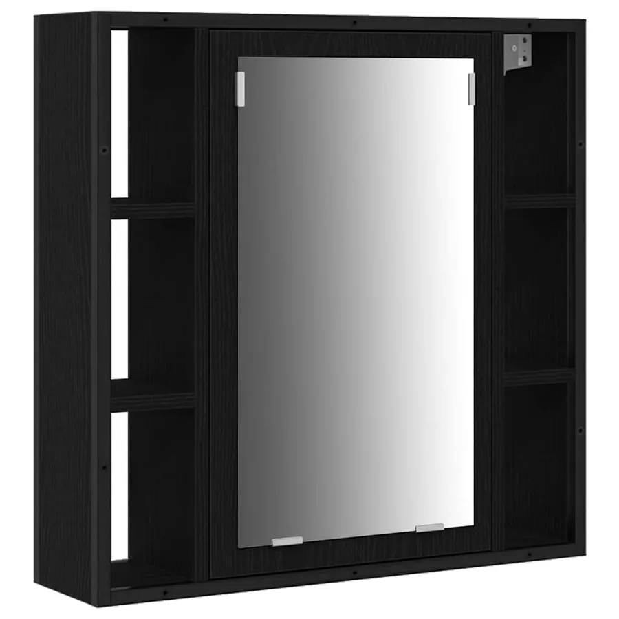 Ensemble de mobilier de salle de bain 3 pcs Chêne noir - 5