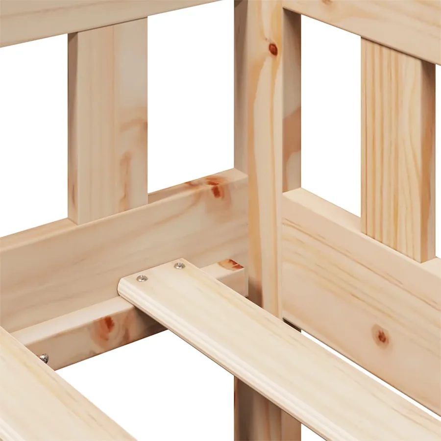 Lit de jour avec tiroirs sans matelas 90x190 cm bois massif - 10