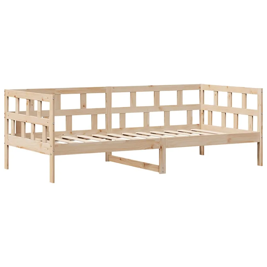 Lit de jour avec tiroirs sans matelas 90x190 cm bois massif - 5