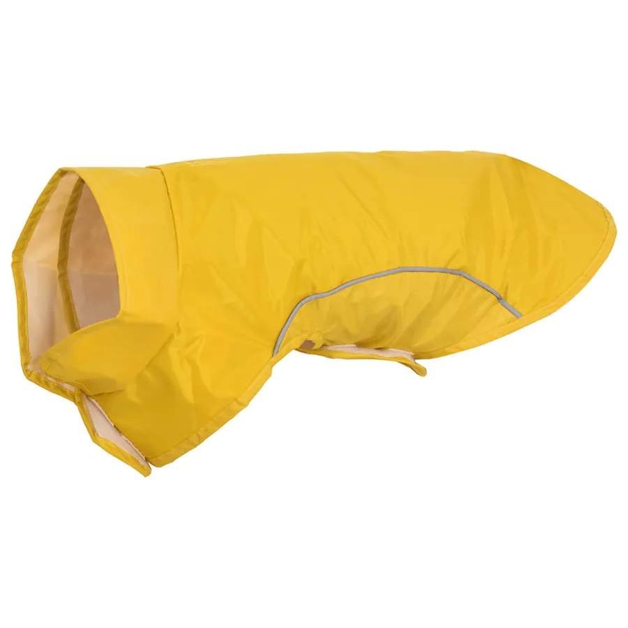 Imperméable pour chien avec bandes réfléchissantes en polyester jaune taille XXS - 2
