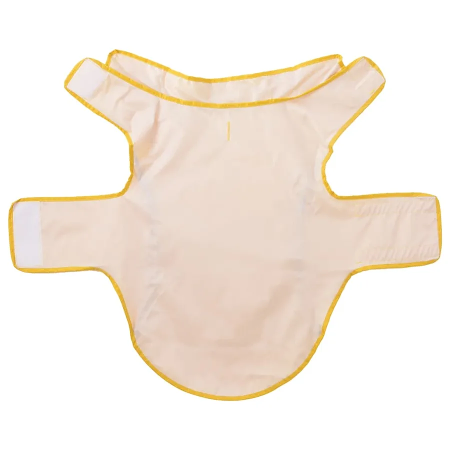 Imperméable pour chien avec bandes réfléchissantes en polyester jaune taille 2XL - 5