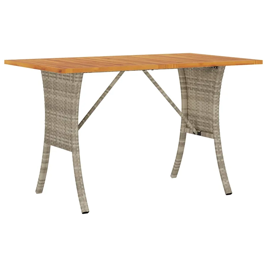 Ensemble de canapé de jardin 6 pcs avec coussins gris résine tressée clair - 7