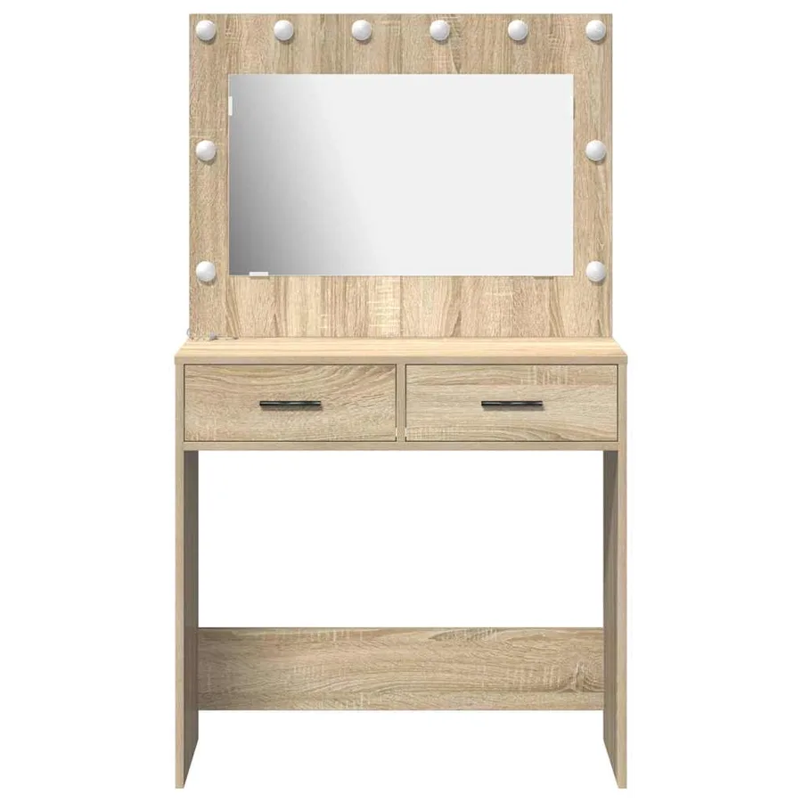 Table de Toilette avec tiroir Chêne Sonoma 78,5 x 41 x 135 cm - 5