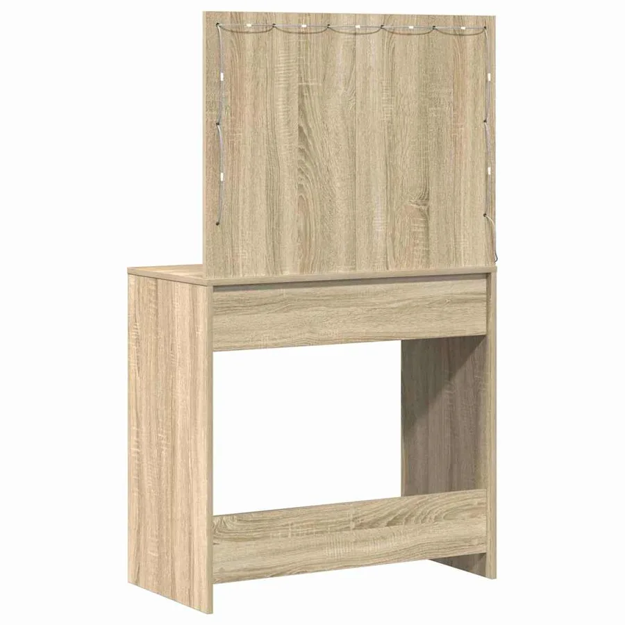 Table de Toilette avec tiroir Chêne Sonoma 78,5 x 41 x 135 cm - 7