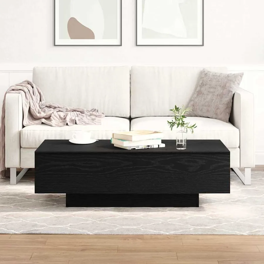 Table basse Chêne noir 100 x 49,5 x 31 cm Bois d'ingénierie