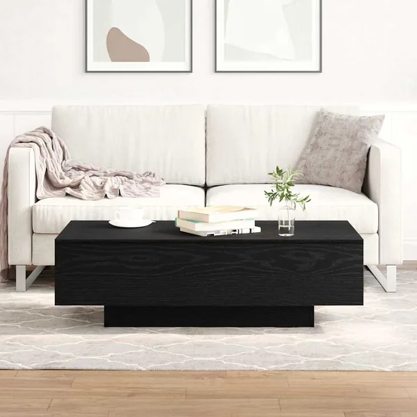 Table basse Chêne noir 100 x 49,5 x 31 cm Bois d'ingénierie